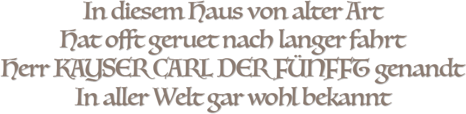 Geschichte unseres Hauses