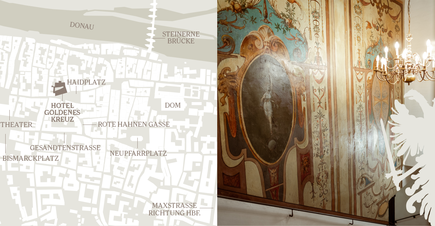 Wegbeschreibung zum Hotel Goldenes Kreuz